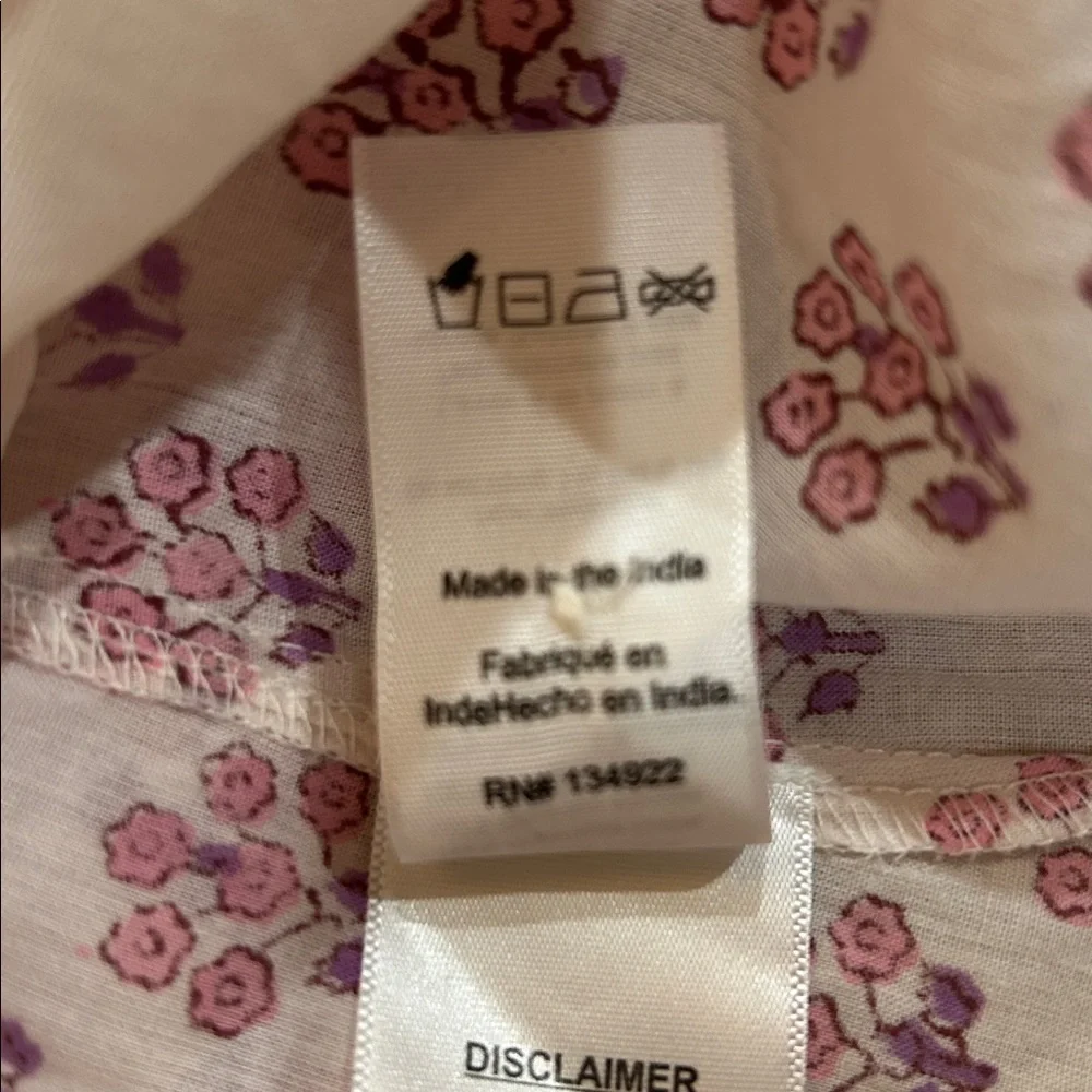 Emerson Fry India Collection Frances Blouse Bella Organic XS - Picture 13 of 14